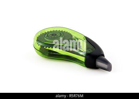 Correction tape isolated on white background photo. Beautiful picture, background, wallpaper Stock Photo