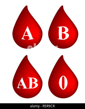 blood drop with group sign vector symbol icon design. illustration isolated on white background Stock Photo