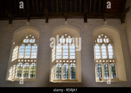 Refectory Hall at Cleeve Abbey, Abbey Road, Washford, Watchet, Somerset, UK Stock Photo