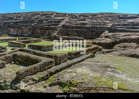 Archaeological site of El Fuerte de Samaipata, Bolivia Stock Photo