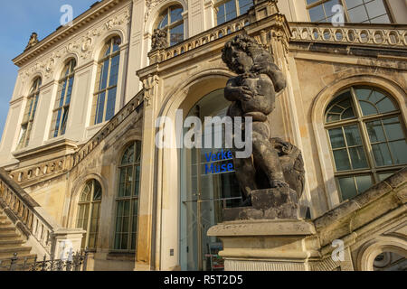 portal residenzschloss and transport museum in dresden saxony Stock Photo