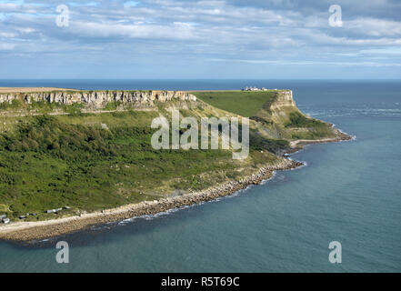 View from Chapmans Pool across Emmetts Hill towards St Alban's Head on the Isle of Purbeck, Dorset, England, UK Stock Photo