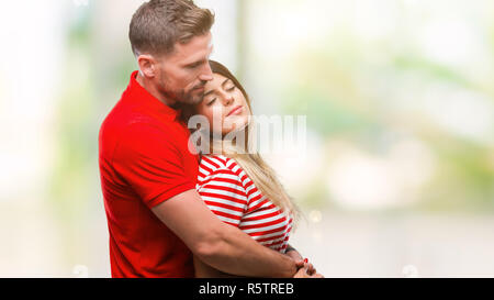 Romantic Couple Looking At Each Other Background, Profile Pictures