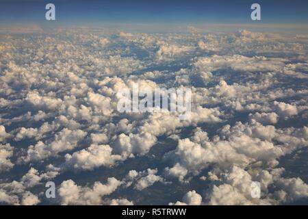 Clouds from above Stock Photo