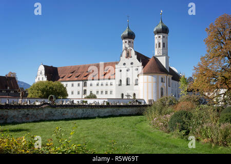 monastery benediktbeuern,bavaria,in autumn Stock Photo