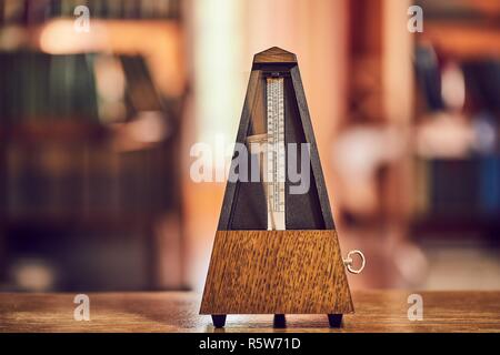 Old Classic Metronome Stock Photo