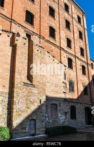 TRIESTE, ITALY - 25 JANUARY 2014: The death camp 'Risiera di San Sabba' in Trieste; the only nazi concentration camp in Italy Stock Photo