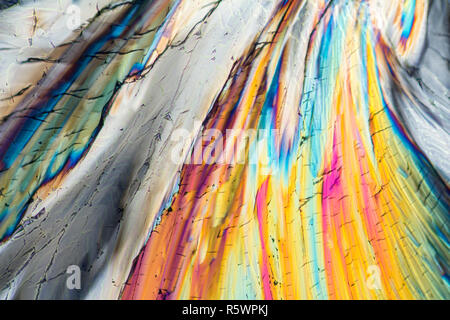 colorful sugar micro crystals Stock Photo