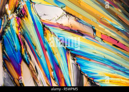 colorful sugar micro crystals Stock Photo