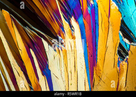 colorful sucrose micro crystals Stock Photo