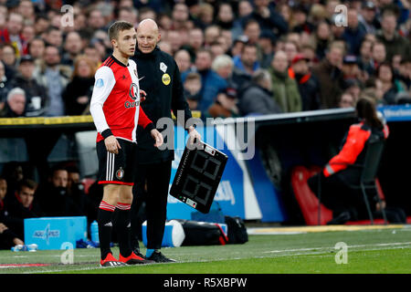 Rotterdam, Stadium De Kuip, 02-12-2018 Football, Dutch Eredivisie 