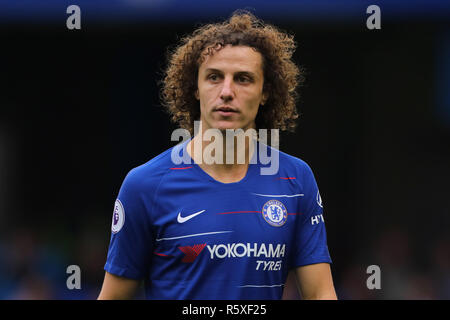 London, UK. 02nd Dec, 2018. David Luiz of Chelsea - Chelsea v Fulham, Premier League, Stamford Bridge, London - 2nd December 2018 Editorial Use Only - DataCo restrictions apply Credit: MatchDay Images Limited/Alamy Live News Stock Photo