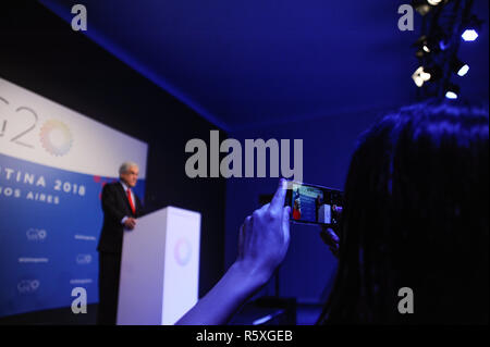 Buenos Aires, Argentina. 01st Dec, 2018. Gianni Infantino, president of ...