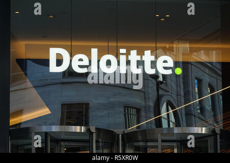 Deloitte headquarters at 1 New Street Square, London England United Kingdom UK Stock Photo