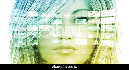 Futuristic Interface Stock Photo