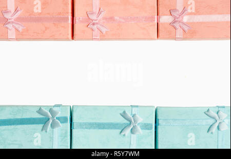 Gifts with copy space Stock Photo
