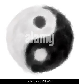 yin yang symbol Stock Photo