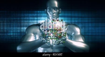 Blockchain Solutions Stock Photo