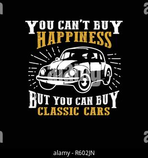 you can not buy happiness, Best for print Design like Clothing, T-shirt, and other Stock Vector