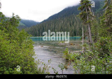 Lower Joffre Lake in Joffre Lakes Provincial Park, British Columbia, Canada. Stock Photo