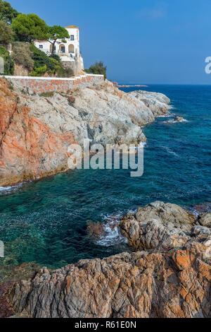 Nice detail from Costa Brava ( Catalonia) coastal in Spain Stock Photo