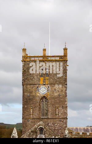 St David's cathedral tower Stock Photo