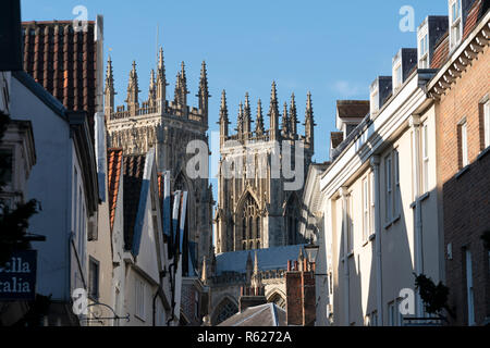 York Minster or the Cathedral and Metropolitical Church of Saint Peter in York, York, Yorkshire, England Stock Photo