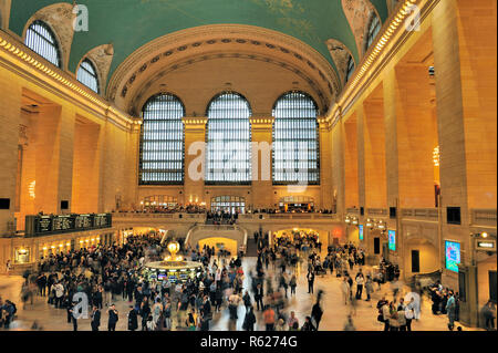 New York,USA-April 22, 2016: Interior of Grand Central Terminal in New York City Stock Photo