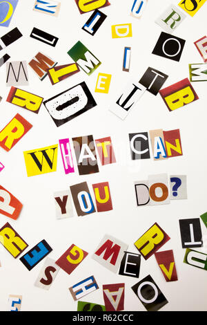 Writing note showing We Can Help. Business photo showcasing Let us ...