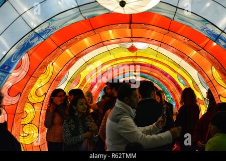 The annual North Carolina Chinese Lantern Festival held in the town of Cary, a suburb of Raleigh. Stock Photo