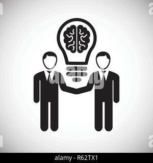 Crowdfunding deal icon on white background for graphic and web design, Modern simple vector sign. Internet concept. Trendy symbol for website design web button or mobile app. Stock Vector