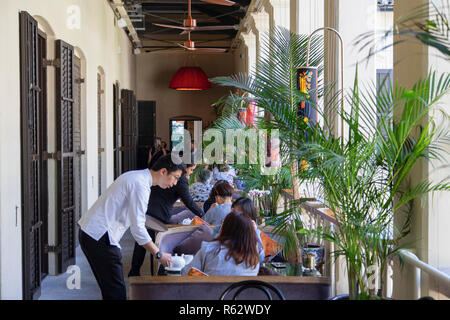 Madame Fu restaurant in Tai Kwun Centre for Heritage and Arts, Central, Hong Kong Stock Photo