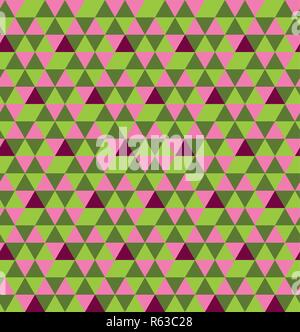 Vector hexagon from triangles seamless pattern. Repeating geometric triangular grid. Vector and illustration Stock Vector