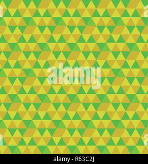 Vector hexagon from triangles seamless pattern. Repeating geometric triangular grid. Vector and illustration Stock Vector