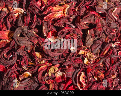 dried hibiscus tea Stock Photo