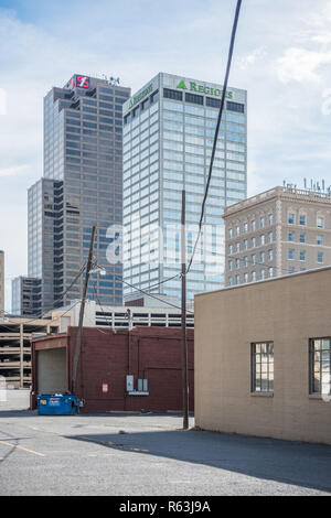 Commercial buildings in downtown Little Rock Stock Photo