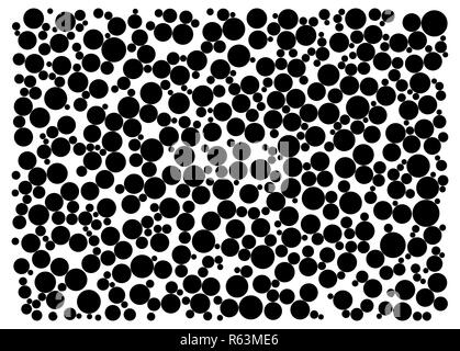 random dots on white background Stock Photo - Alamy
