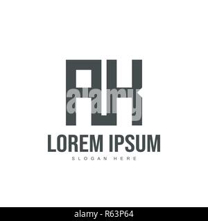 AK Logo template design. Initial letter logo template design Stock Vector