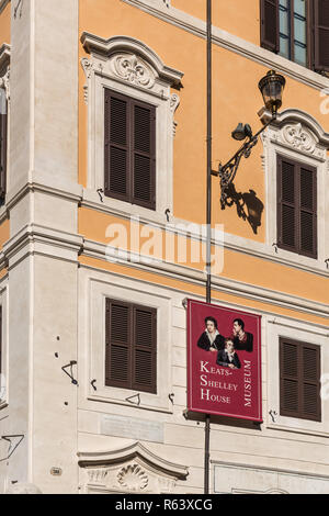 Keats Shelley House Museum, Rome, Italy Stock Photo