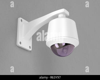 Dome surveillance camera Stock Photo