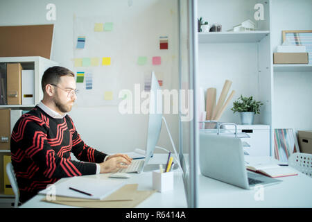 Focused on business tasks Stock Photo
