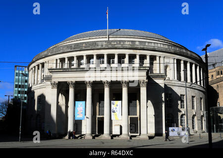 Manchester Central Library, St Peters Square, Manchester City, Lancashire, England, UK Stock Photo