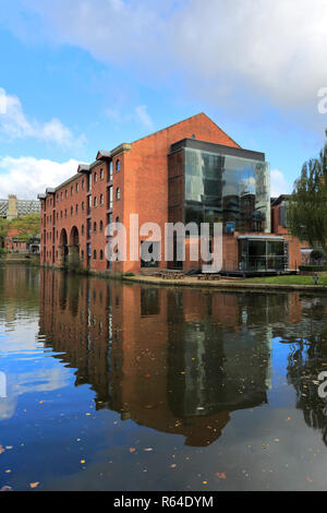 The Merchants' Warehouse on the Bridgewater Canal, Castlefield, Manchester, Lancashire, England, UK Stock Photo