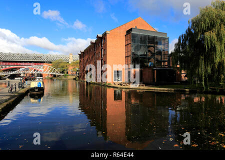 The Merchants' Warehouse on the Bridgewater Canal, Castlefield, Manchester, Lancashire, England, UK Stock Photo