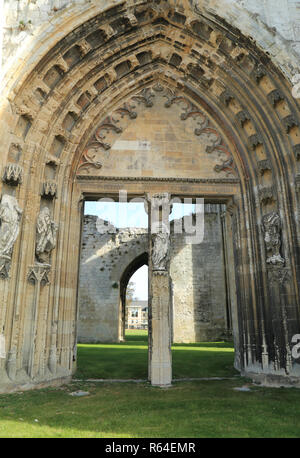 Abbey; St Bertin; Ruin; Saint Omer; Pas de Calais; France; 11th century ...