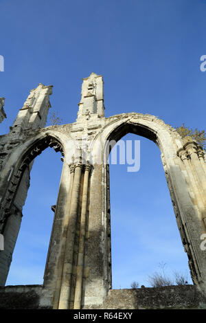 Abbey; St Bertin; Ruin; Saint Omer; Pas de Calais; France; 11th century ...