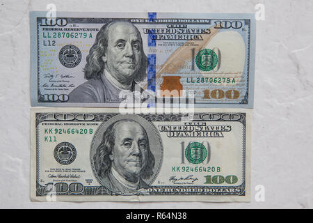 US 100 Dollar bill Stock Photo