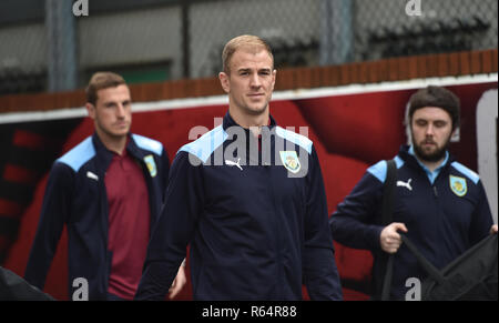 Joe Hart of Burnley arrives for the Premier League match between Crystal Palace and Burnley at Selhurst Park , London , 01 December 2018 Photo Simon Dack / Telephoto Images  Editorial use only. No merchandising. For Football images FA and Premier League restrictions apply inc. no internet/mobile usage without FAPL license - for details contact Football Dataco Stock Photo