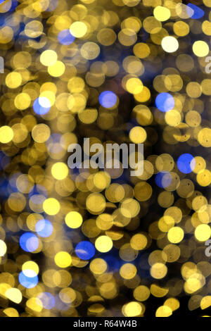 Abstract composition from many colored defocused round lights as background Stock Photo