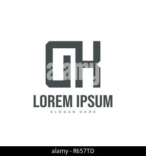 DK Letter logo design. Initial letter logo template design Stock Vector